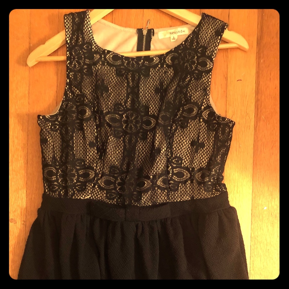 Black junior dress